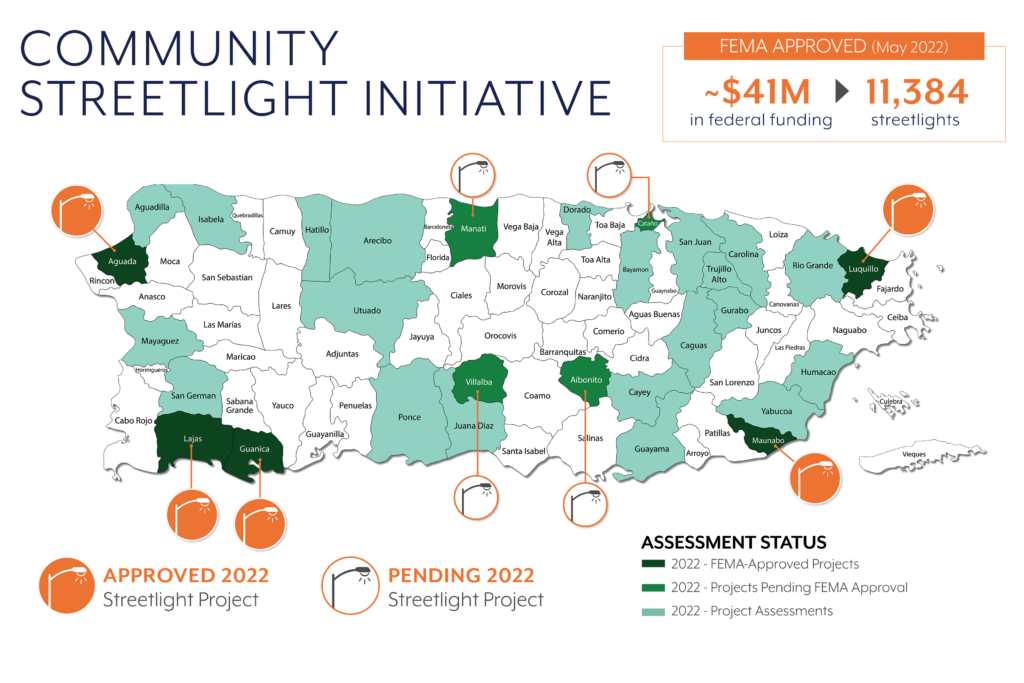 Community Streetlight Initiative Map