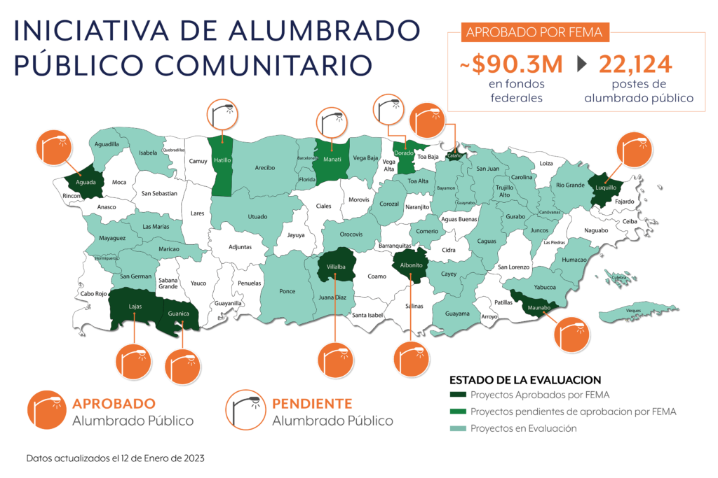 Community Streetlight Initiative Map